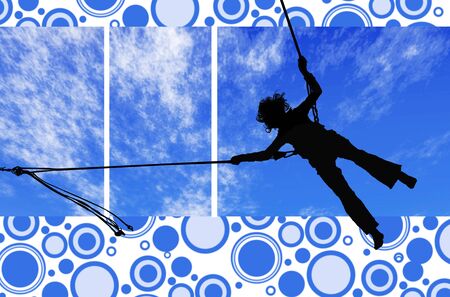 illustration of childrenの写真素材