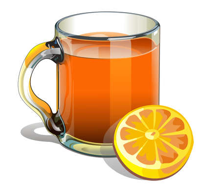 illustration of a pitcher of orange juiceの写真素材