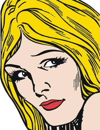 face of a beautiful womanの写真素材