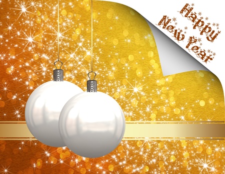 Christmas balls backgroundの写真素材