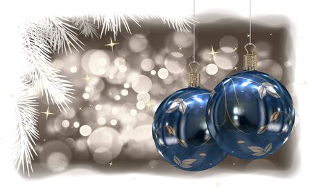 Christmas balls backgroundの写真素材