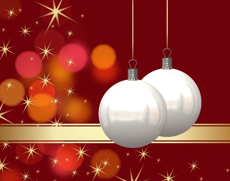 Christmas balls backgroundの写真素材