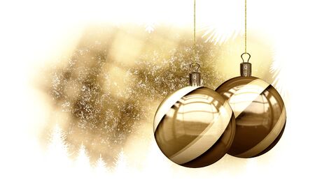 Christmas balls backgroundの写真素材