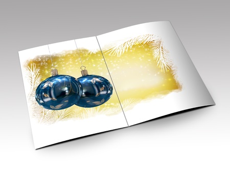 Illustration of Isolated Christmas brochure, greeting cardの写真素材