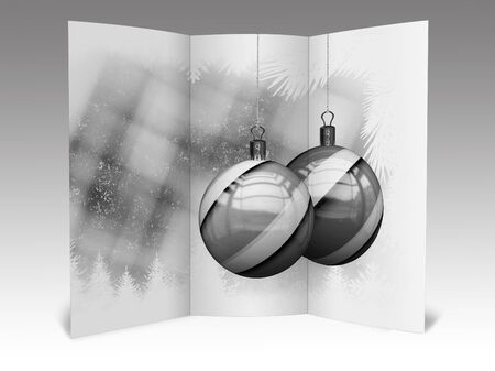 Illustration of Isolated Christmas brochure, greeting cardの写真素材