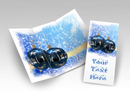 Illustration of Isolated Christmas brochure, greeting cardの写真素材