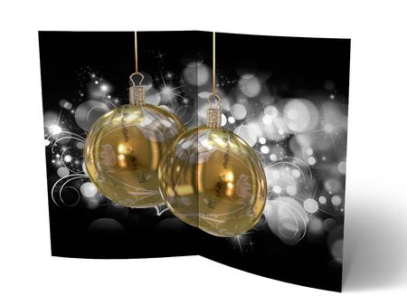 Illustration of Isolated Christmas brochure, greeting cardの写真素材