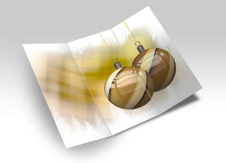Illustration of Isolated Christmas brochure, greeting cardの写真素材