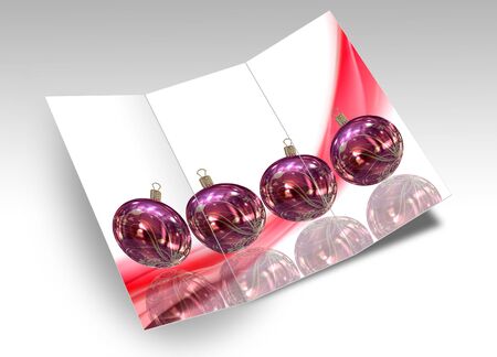 Illustration of Isolated Christmas brochure, greeting cardの写真素材