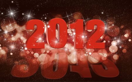 Christmas balls card illustration の写真素材