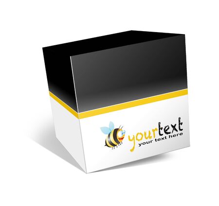 box on white backgroundの写真素材