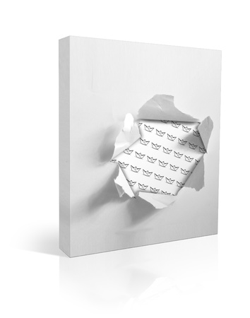 box on white backgroundの写真素材