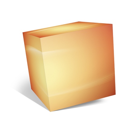 box on white backgroundの写真素材