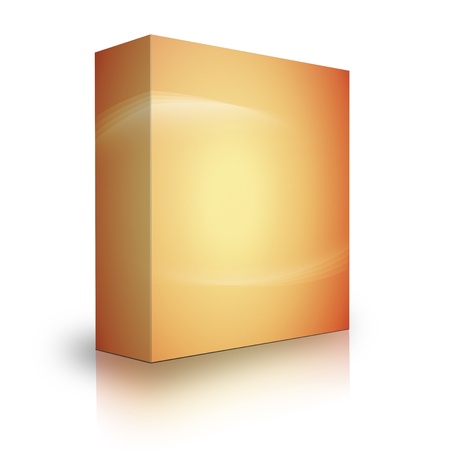 box on white backgroundの写真素材