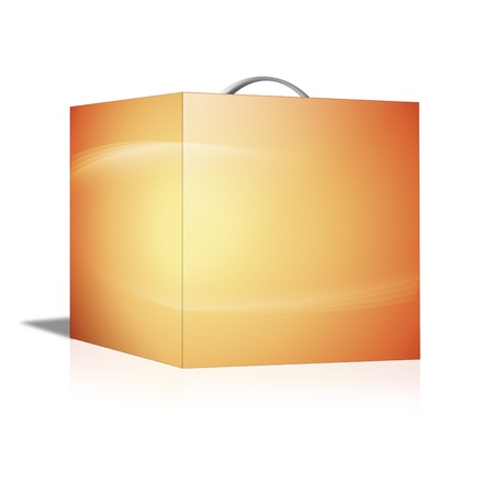 box on white backgroundの写真素材
