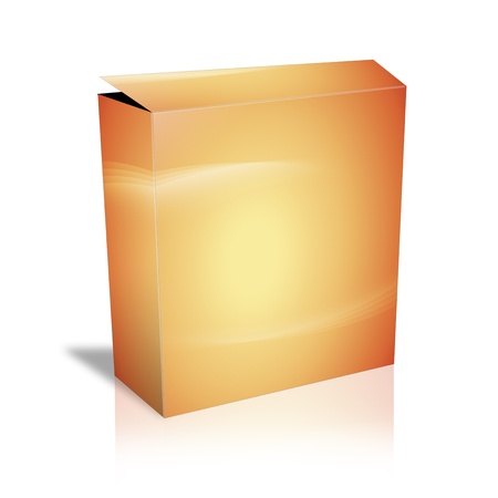 box on white backgroundの写真素材