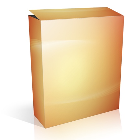 box on white backgroundの写真素材