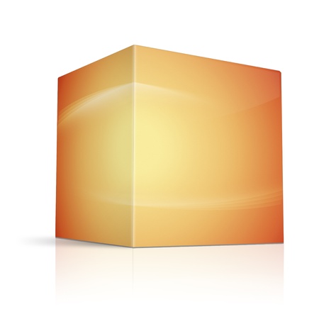 box on white backgroundの写真素材