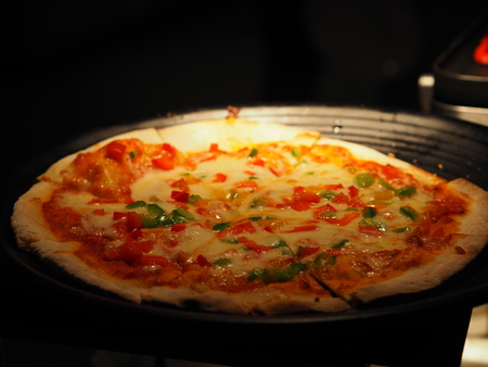 Pizza sea food deliciousの写真素材