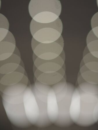 Bokeh from taking a light bulb on the ceiling photo bright lightingの写真素材