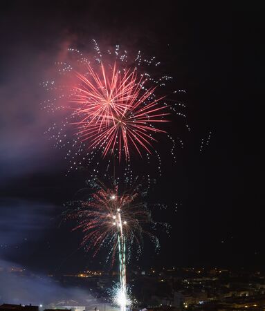 fireworksの写真素材