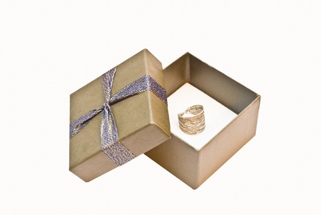 Box I give ringの写真素材