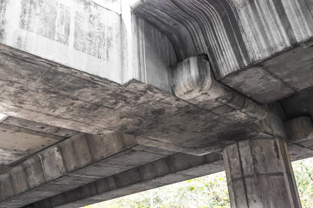 cement concrete structure in bangkok city, thailand