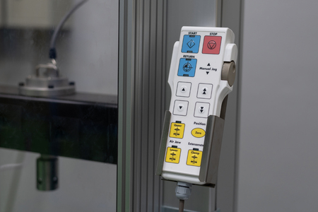 Remote control for univasal testing machine, tensile machine
