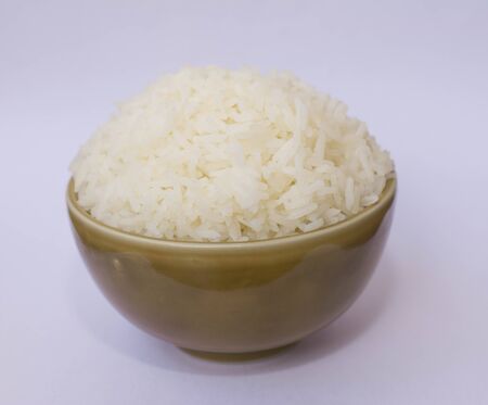 Rice in a bowlの写真素材