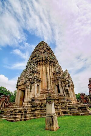 Thailand, Phimai castle with Khmer Historical Park,The heyday of the Cambodia Empire.のeditorial素材