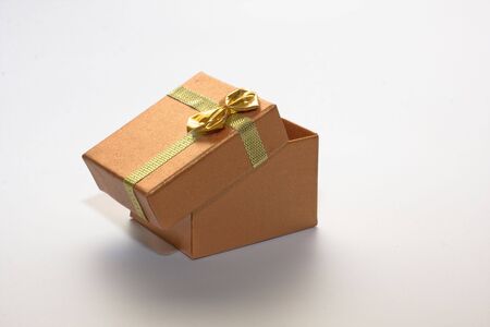 slightly open gift box
