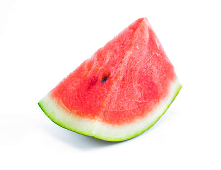 Ripe sweet watermelon isolated on white