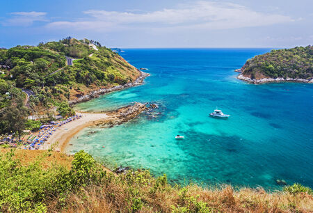 View point of  Phuket Island, southern of Thailandの写真素材