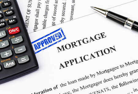 Approve mortgage loan の写真素材