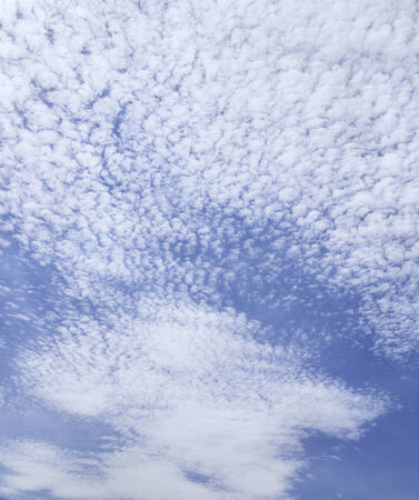 Blue sky with white clouds の写真素材