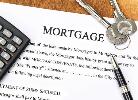 Mortgage loan application form の写真素材
