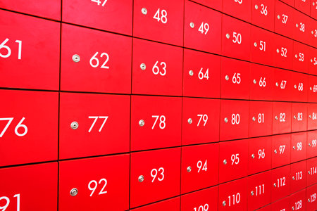 Post Box at Post office,in Thailand  の写真素材