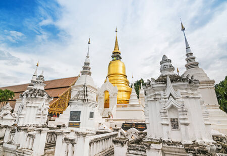 Temple Wat Suan Dok (monastery) in Chiang Mai , Thailand.