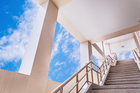 Stairway to the skyの写真素材