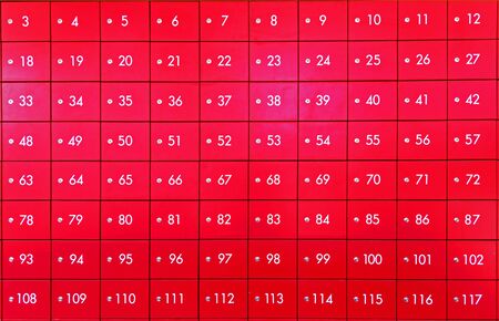 Red Post Boxes at Post officeの写真素材