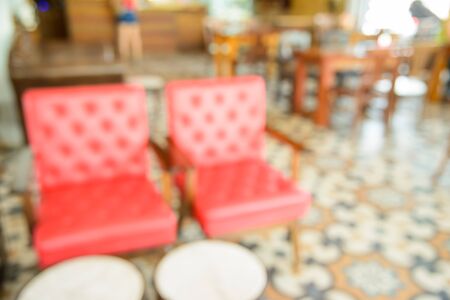 Blur coffee shop backgroundの写真素材