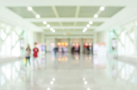 Blurred shopping mall and peple background.の写真素材