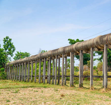 Water pipeline in the rural, Thailand.