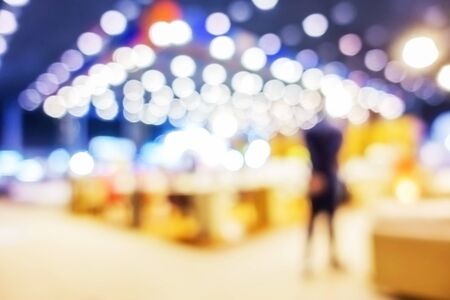Shopping mall abstract blurred background.の写真素材