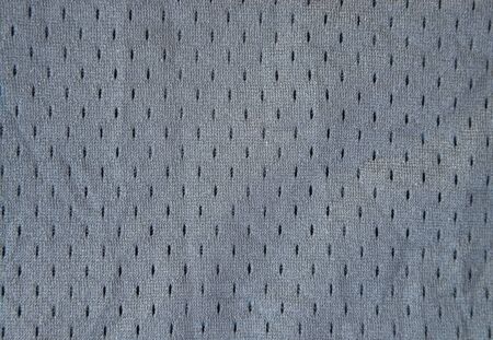 Gray color sports clothing fabric jerseyの写真素材
