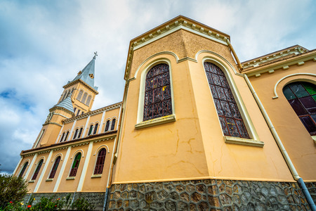 Chicken church, Da Lat Cathedral, Cathedral of the chicken in Da Lat city, Lam Dong province, Vietnam.の写真素材