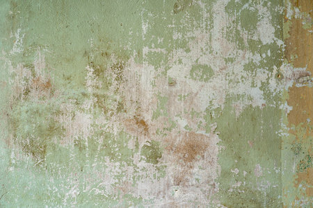 Old cement walls and discolored paint. background with texture of an old wallの写真素材
