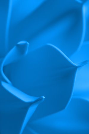 Abstract backdrop. Close-up of blue flower petals. Macro photography.の写真素材