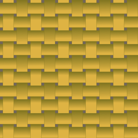 pattern weave vegetable strips in a basketのイラスト素材