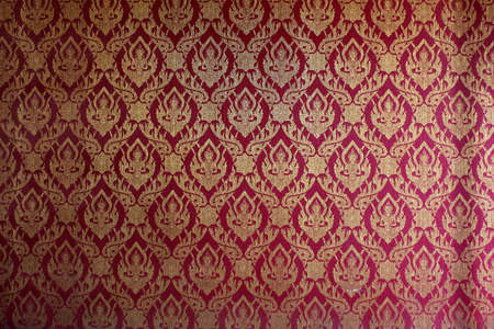 Traditional Thai style painting artの写真素材